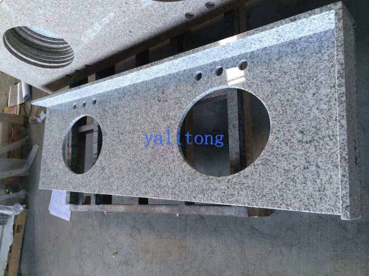 چین G655 وائٹ گرینائٹ وینٹی سب سے اوپر