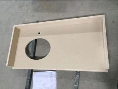 اپنی مرضی کے کوارٹج وینٹی اوپر