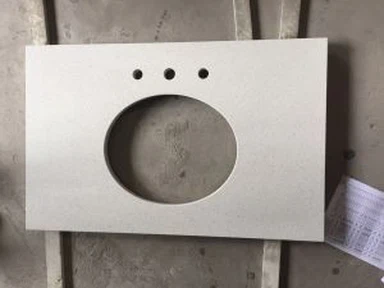 فروخت کے لئے وائٹ کوارٹج وینٹی سب سے اوپر