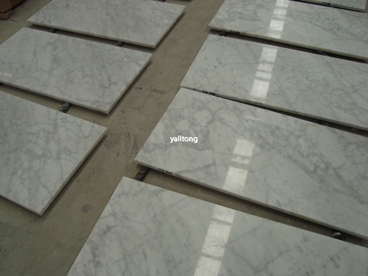 White Carrara Marble Tile