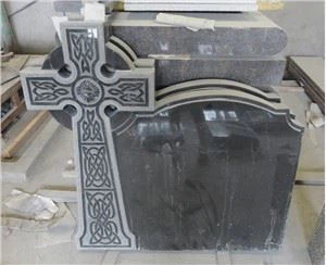 مطلق سیاہ گرینائٹ Headstone