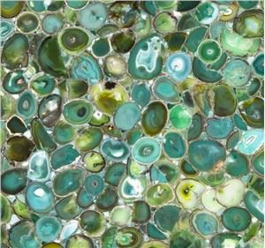 سبز عقیق نیم قیمتی پتھر