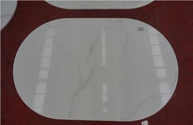 نینو کرسٹلائزڈ گلاس کالاکٹا اوول ٹیبل